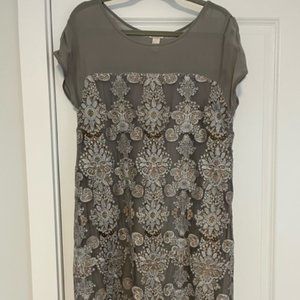 Silver & Gold cocktail dress